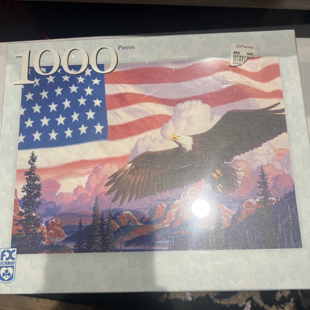 FX Schmid 1000 Piece Puzzle Eagles Flight Brand New Sealed 2004 Made in Germany